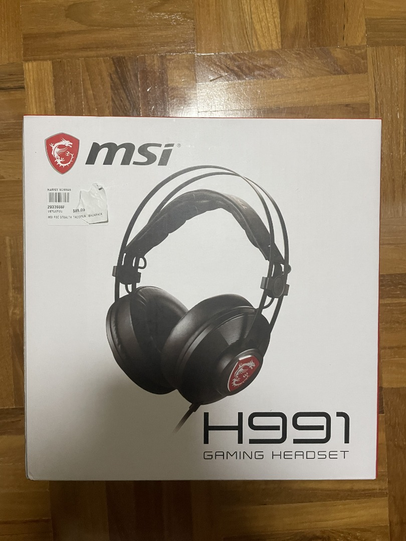 MSI H991 Gaming Headset, Audio, Headphones & Headsets on Carousell