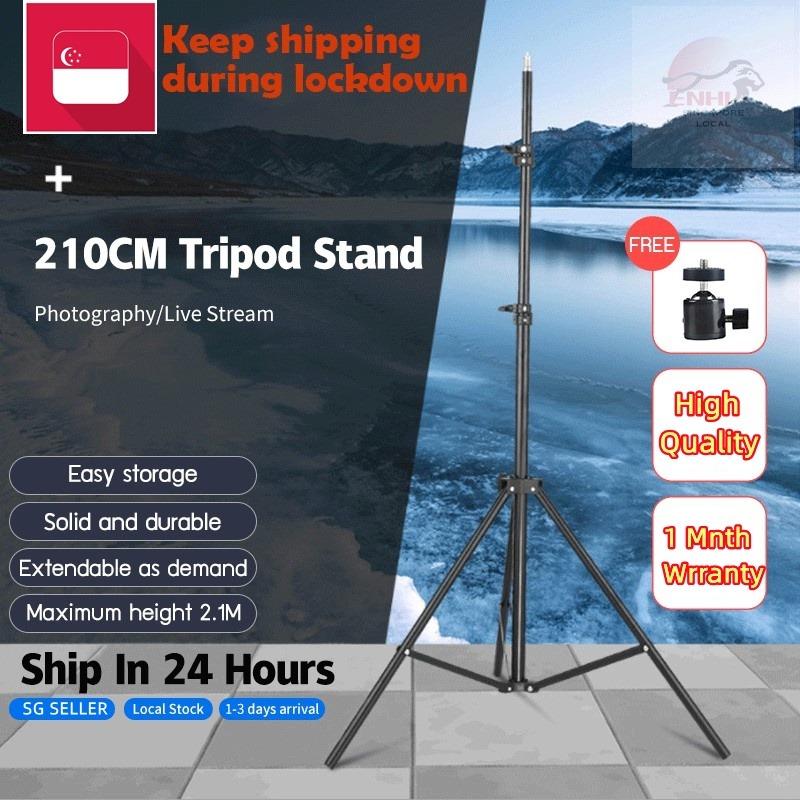 Multi-purpose Stretchable Stand 2M high Light Stand tripod Camera Stand ...