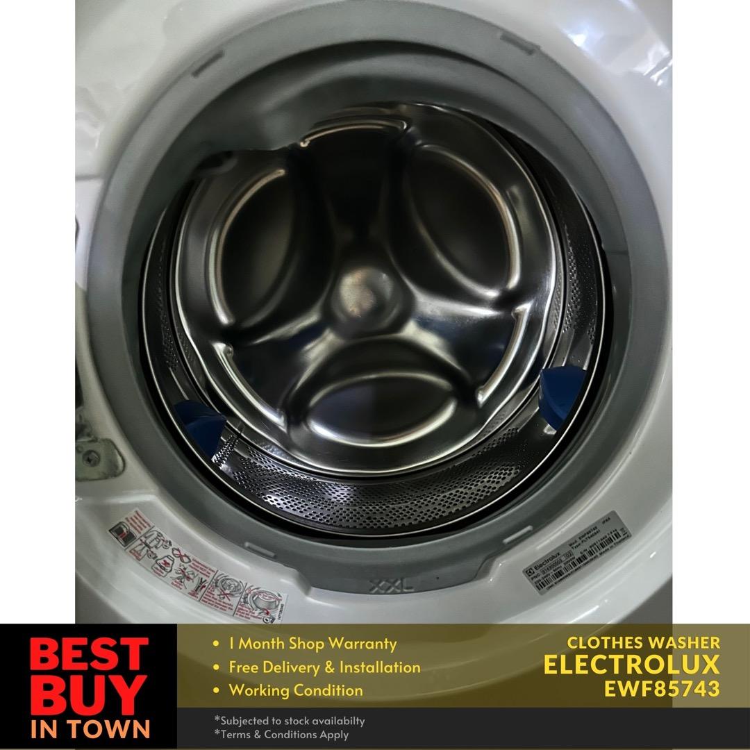 MUST BUY! ELECTROLUX 7.5KG FrontLoader Washing Machine EWF85743 (92364