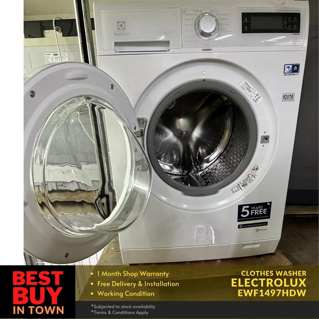 MUST BUY! ELECTROLUX 9KG FrontLoader Washing Machine EWF1497HDW (92175