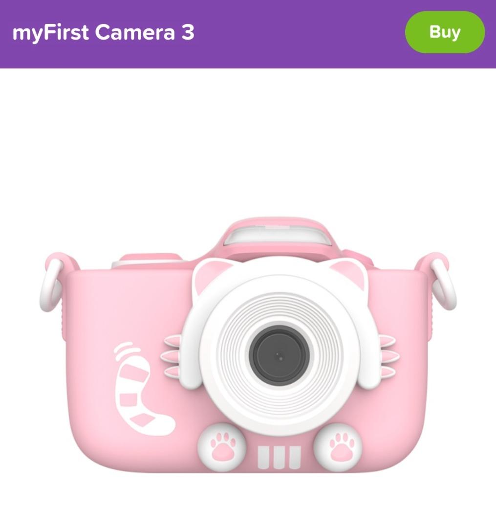 My First Camera 3 (Category: Cameras) located in Singapore. Submitted by etcetera2x (Listing ID 1193465721, Image 1). Description: Product Description: https://myfirst.tech/myfirst-camera-3/ Reason for selling: Our kid is not interested (No box as we thought our kid will use it) Meet up at Mountbatten MRT Station.