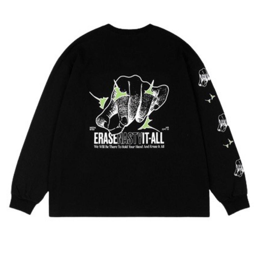 ★送料・関税込★NASTYKICK★Bungy Longsleeve★Tシャツ★ NASTYKICK NS+K Bungy Long Sleeve T-Shirt, Men's Fashion