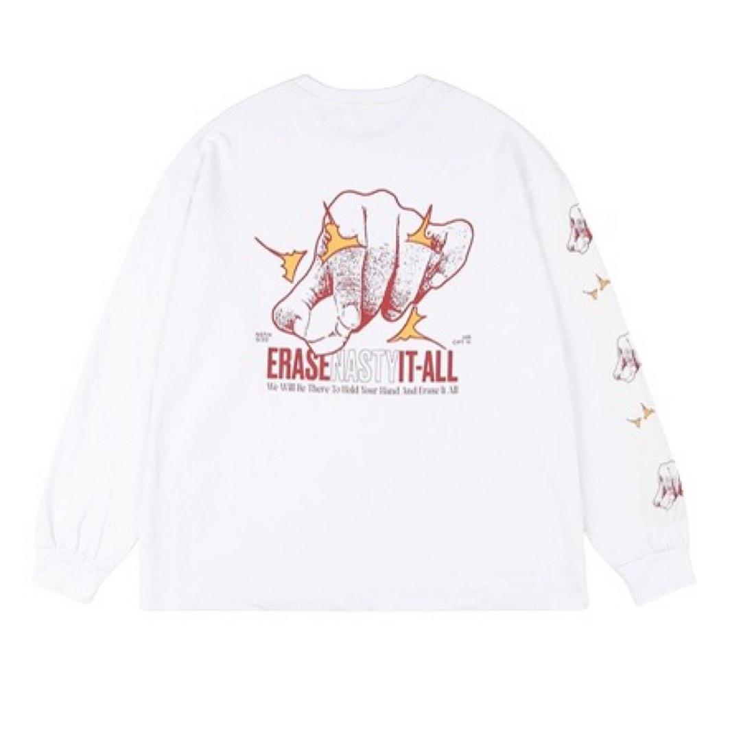NASTYKICK NS+K Bungy Long Sleeve T-Shirt, Men's Fashion