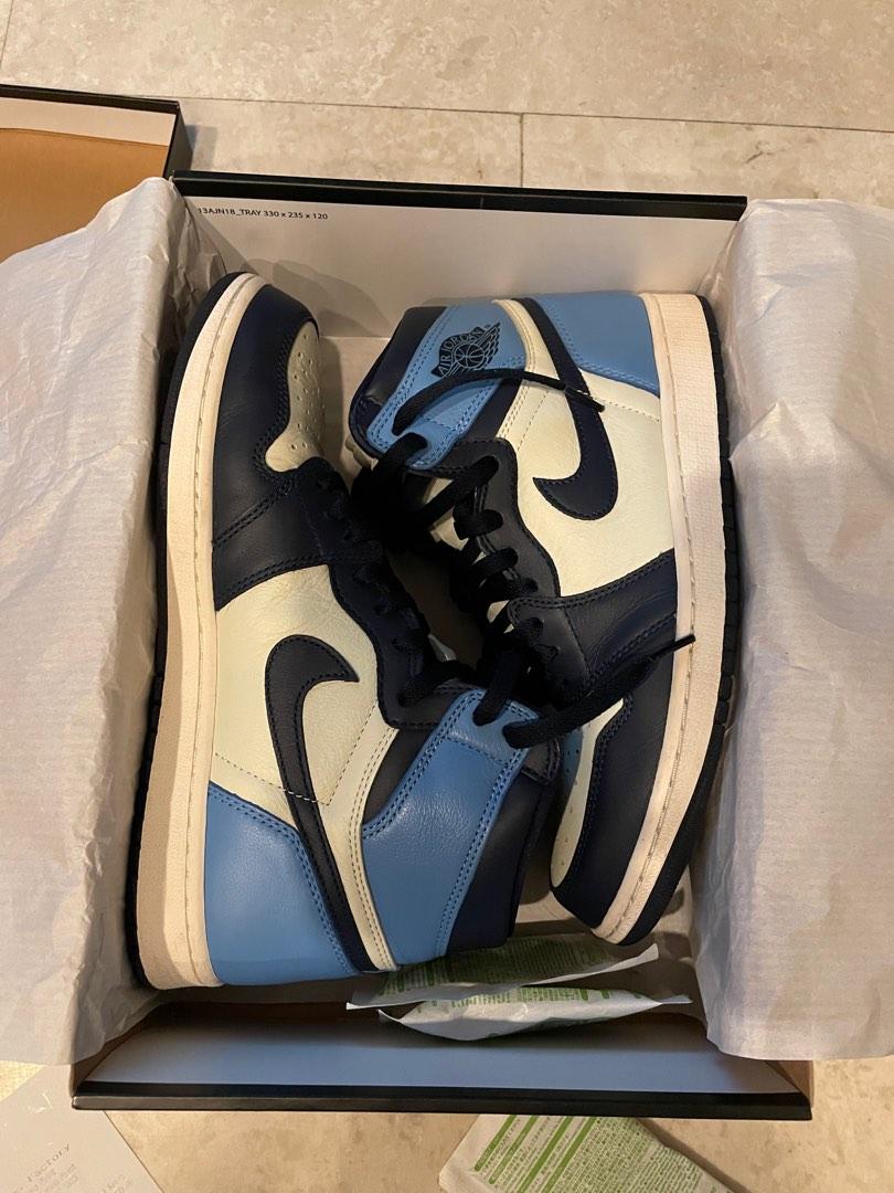Air jordan top 1 obsidian resell