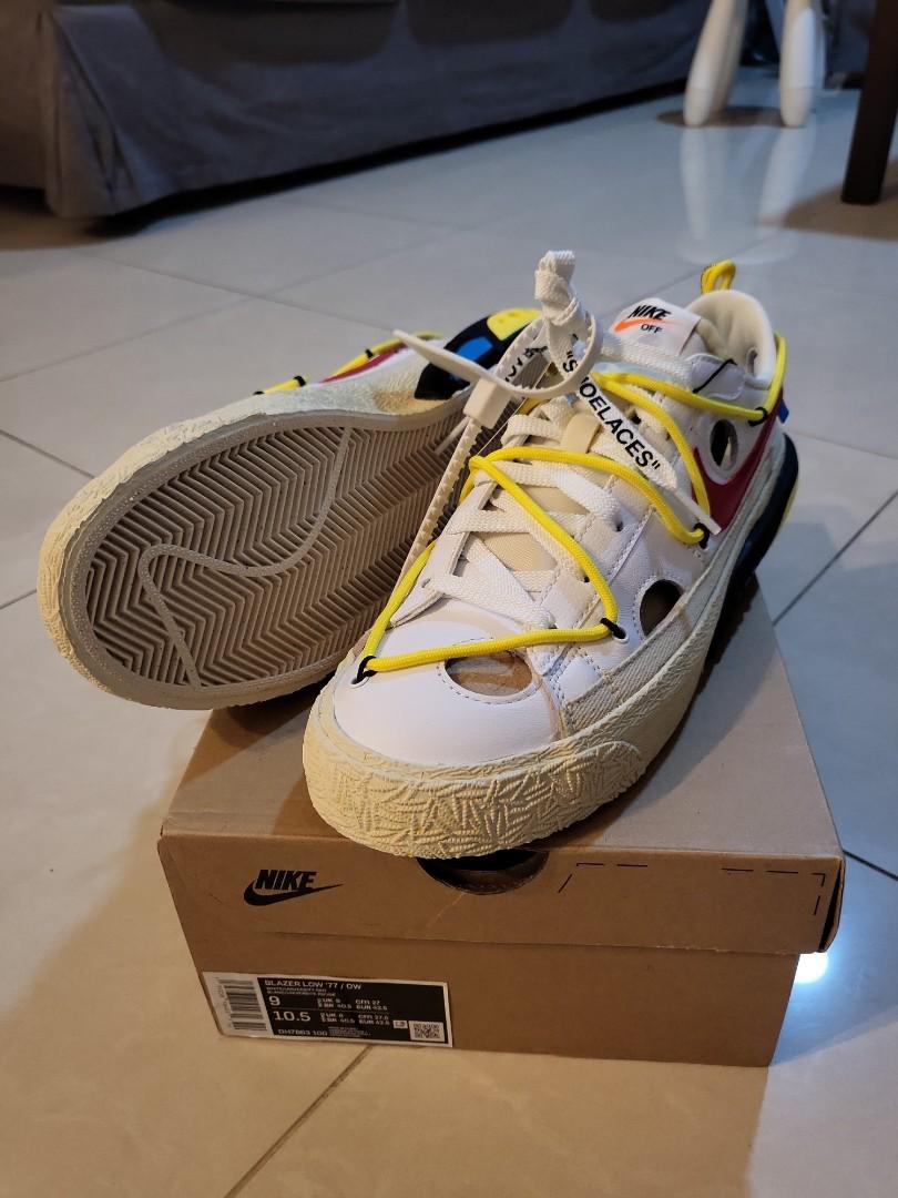 Nike off white blazer low 77 us9 Men s Fashion Footwear