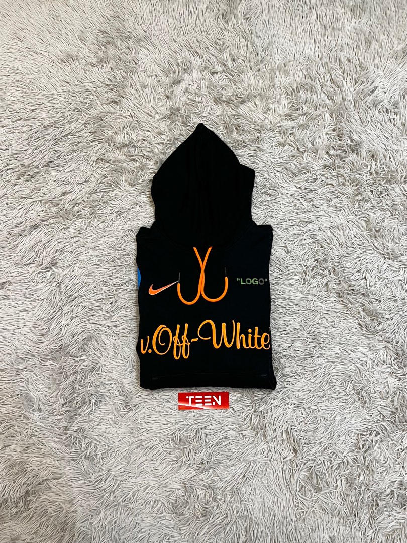 Off white teenager hoodie hotsell