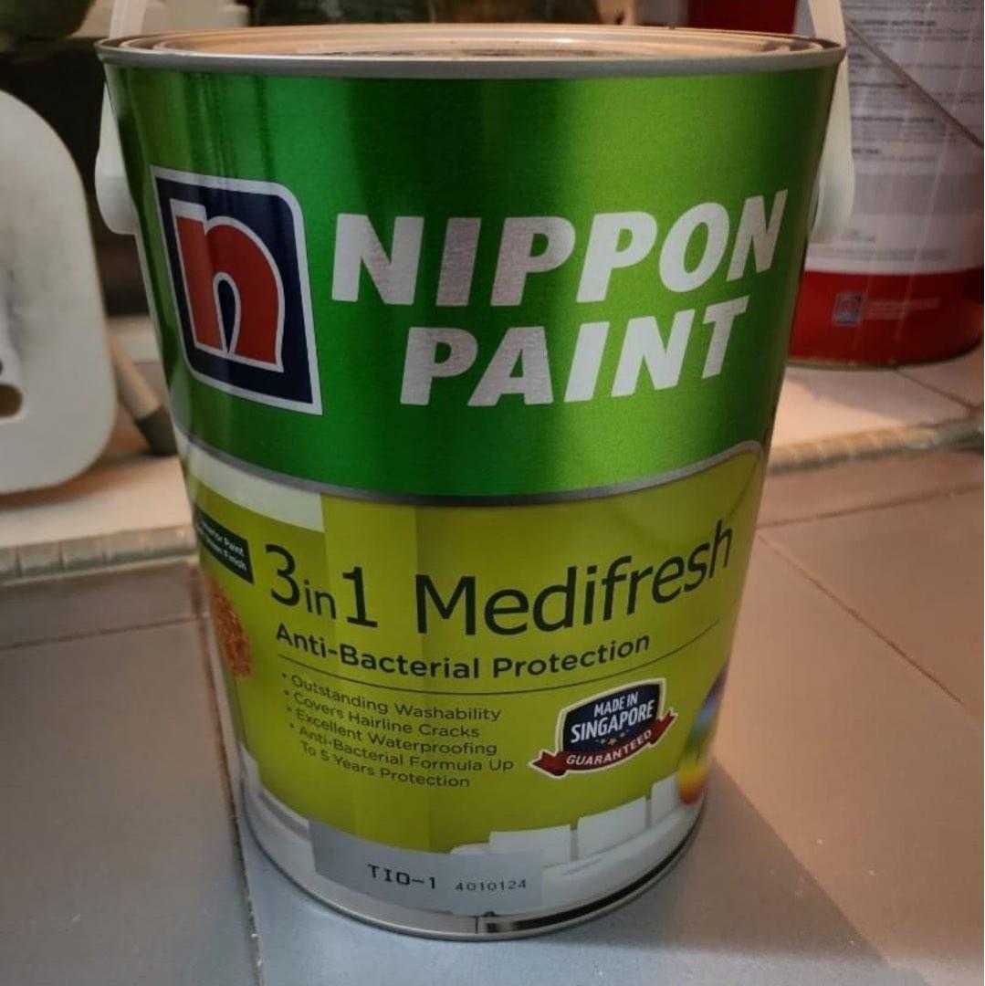 Nippon paint medifresh apple white, Furniture & Home Living, Home Decor