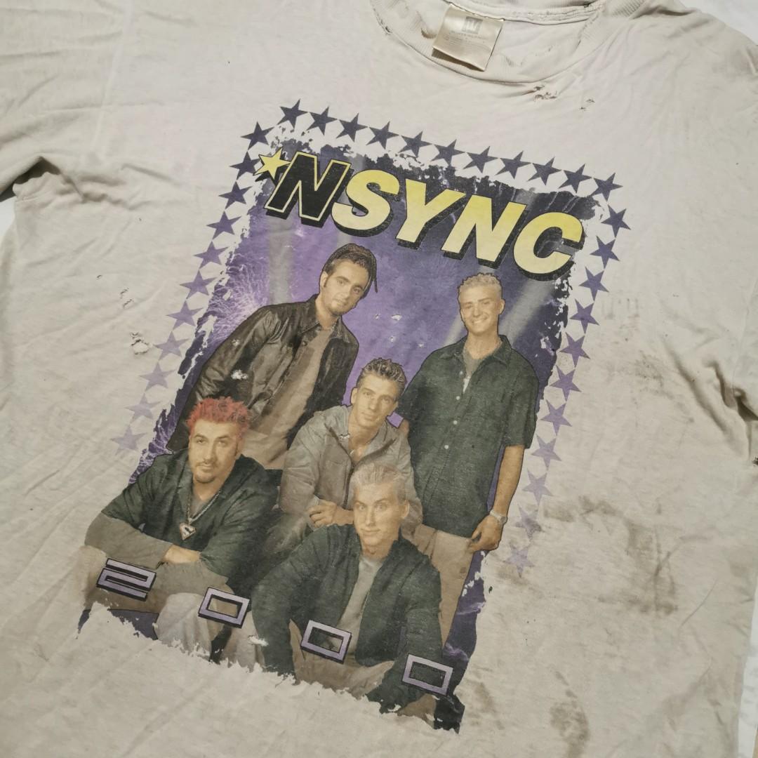 NSYNC vintage tee, Men's Fashion, Tops & Sets, Tshirts & Polo Shirts on
