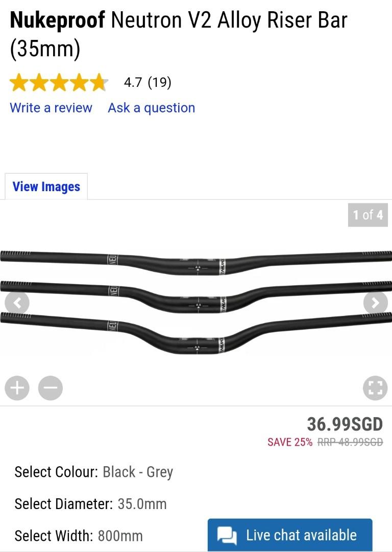 Nukeproof neutron v2 alloy riser bar cheap