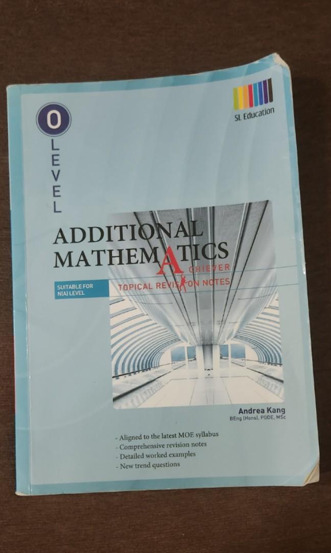 O Level A/E Maths Textbook and Revision book, Hobbies & Toys, Books ...