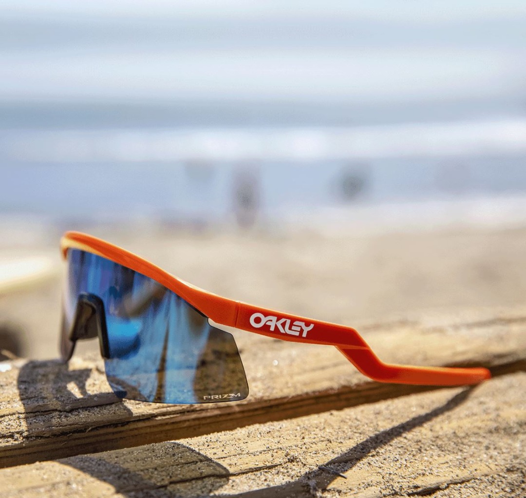Oakley Hydra Oversized Sunglasses (Neon Orange Sapphire)