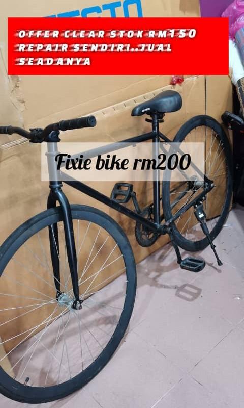 Offer fixie bike used Sports Equipment Bicycles Parts