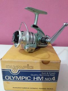 Vintage Olympic MG3000 Medium Heavy Saltwater Fishing Reel, Sports