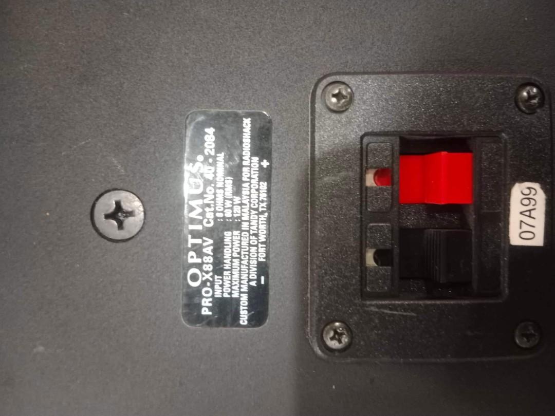 Optimus speaker, Audio, Soundbars, Speakers & Amplifiers on Carousell