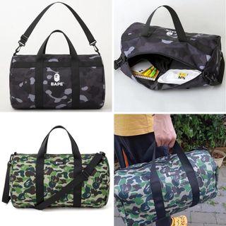 100%ORIGINAL Bape Green Camo Duffle Bag Luggage Bag Travel Bag, Men's  Fashion, Bags, Sling Bags on Carousell