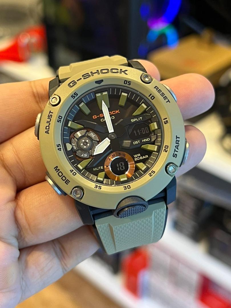 ORIGINAL G SHOCK Carbon Core Guard Analog Men s Watch GA 2000 5A Men s Fashion Watches Accessories Watches on Carousell