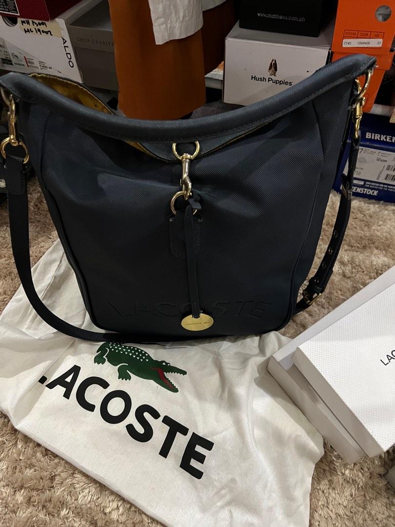 Lacoste Hobo bag with sling (Category: Cross-body Bags) located in Imus. Submitted by Bagshoeshop (Listing ID 1193475463, Image 1). Description: *Pre-Loved *lacoste *no issue *decluttering.
