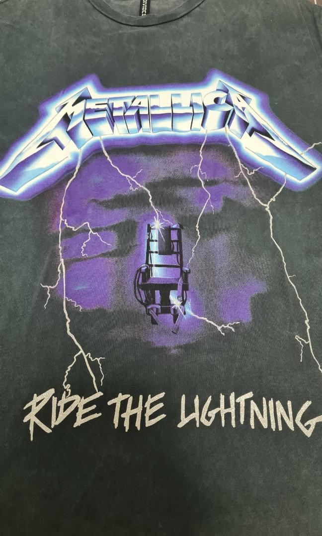 Zara - Metallica Ride The Lightning T-Shirt - Anthracite Grey - Unisex
