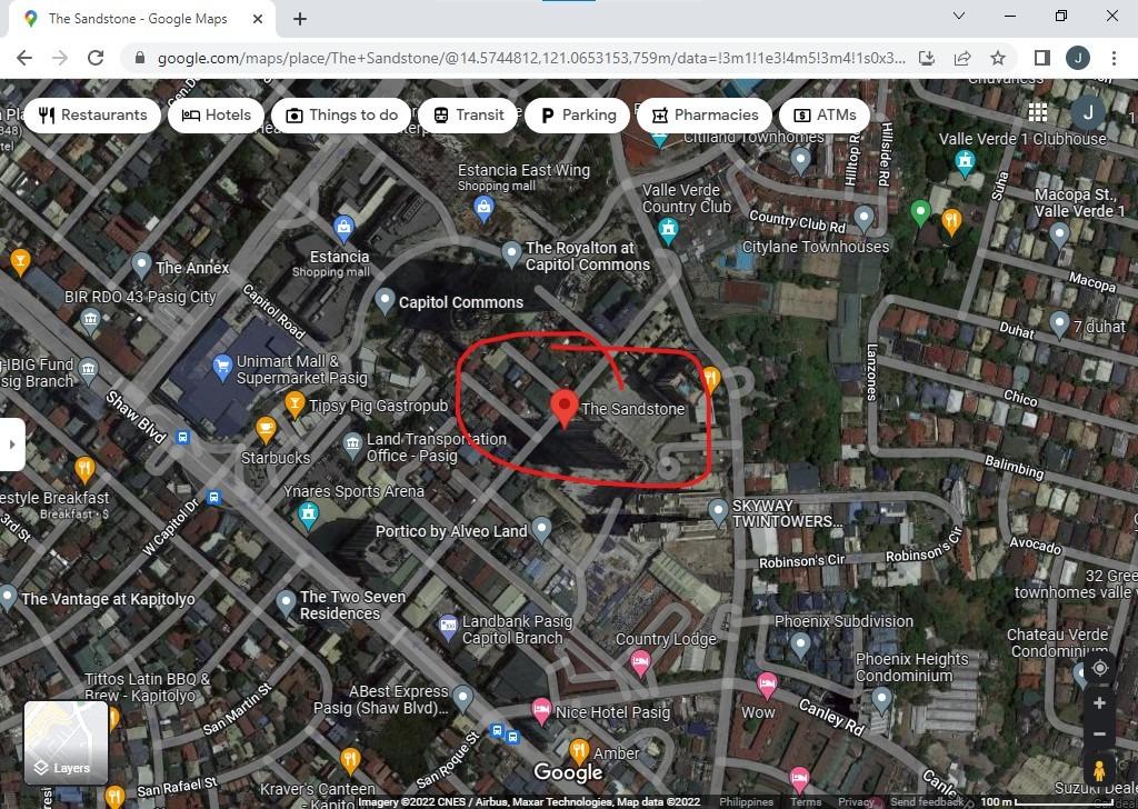 Pasig Condominium unit for sale at The Sandstone at Portico Oranbo