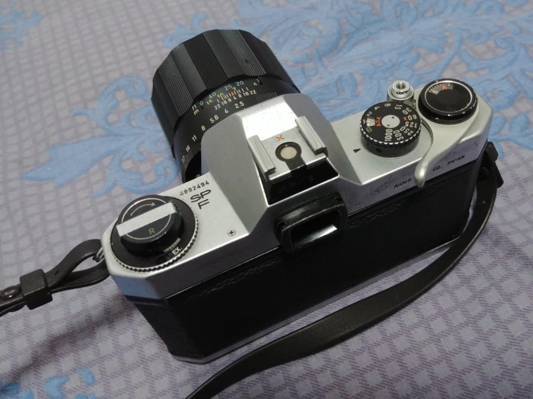 Pentax asahi spotmatic F + smc takumar 135mm f2.5 slr camera