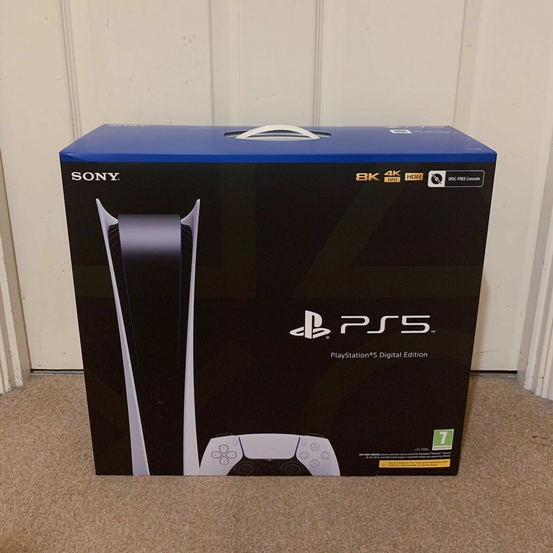 PS5 Digital Edition, Video Gaming, Video Game Consoles, PlayStation on