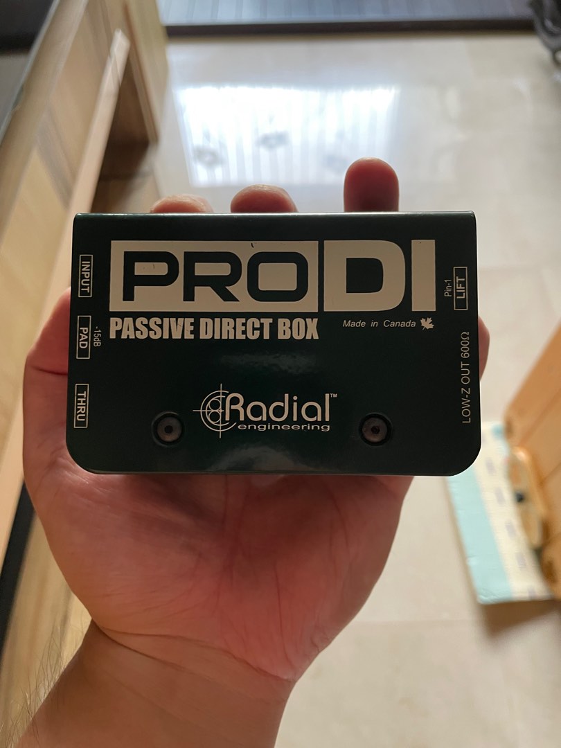 Radial Pro Passive Di Box, Audio, Other Audio Equipment on Carousell