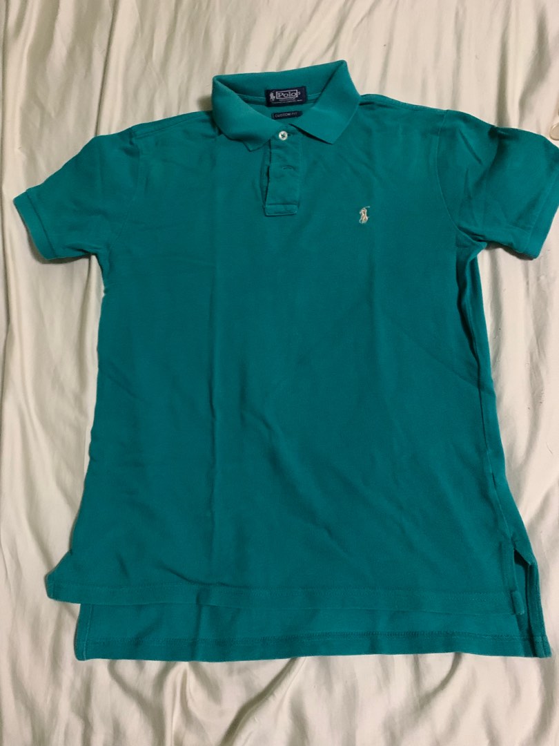Ralph Lauren blue green polo shirt, Men's Fashion, Tops & Sets, Tshirts ...