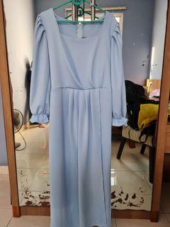 Raveloux Karla Dress - Sky Blue