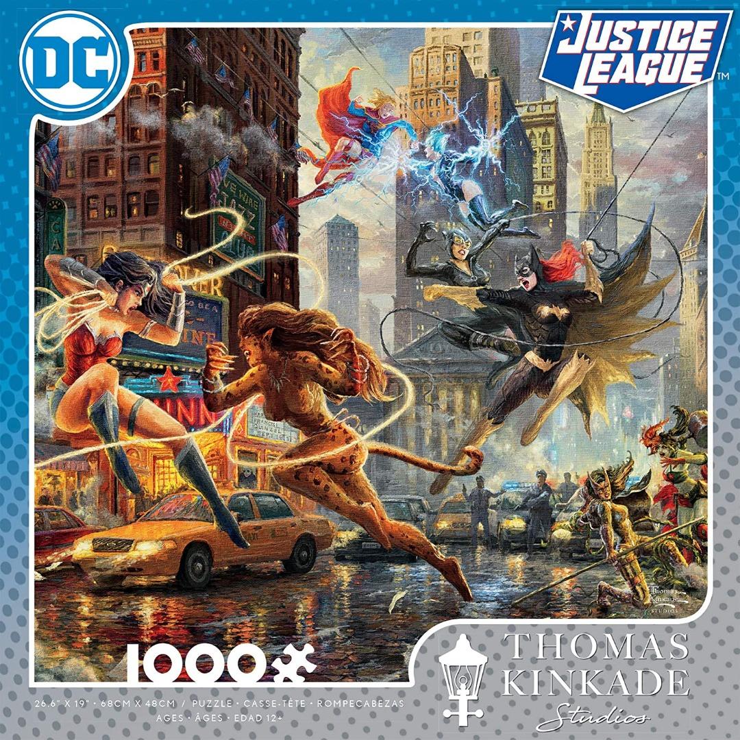 Ceaco DC Comics Thomas Kinkade Gotham City 1000 Piece Jigsaw Puzzle