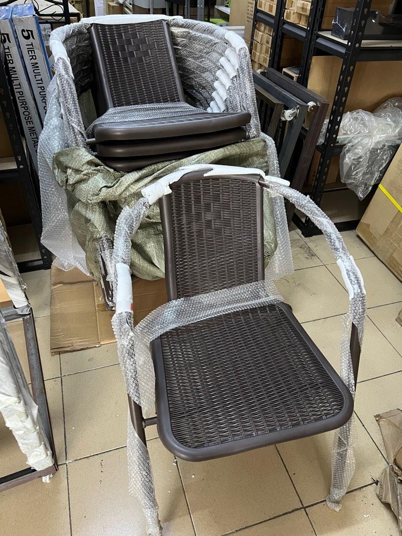 Stacking bistro chairs on sale costco