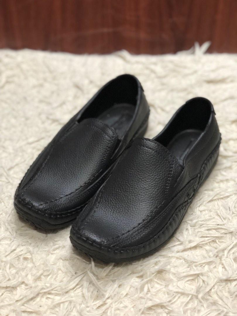 Rubber pvc black shoes school shoes rainfall shoes waterproof for kids Babies Kids Babies Kids Fashion on Carousell