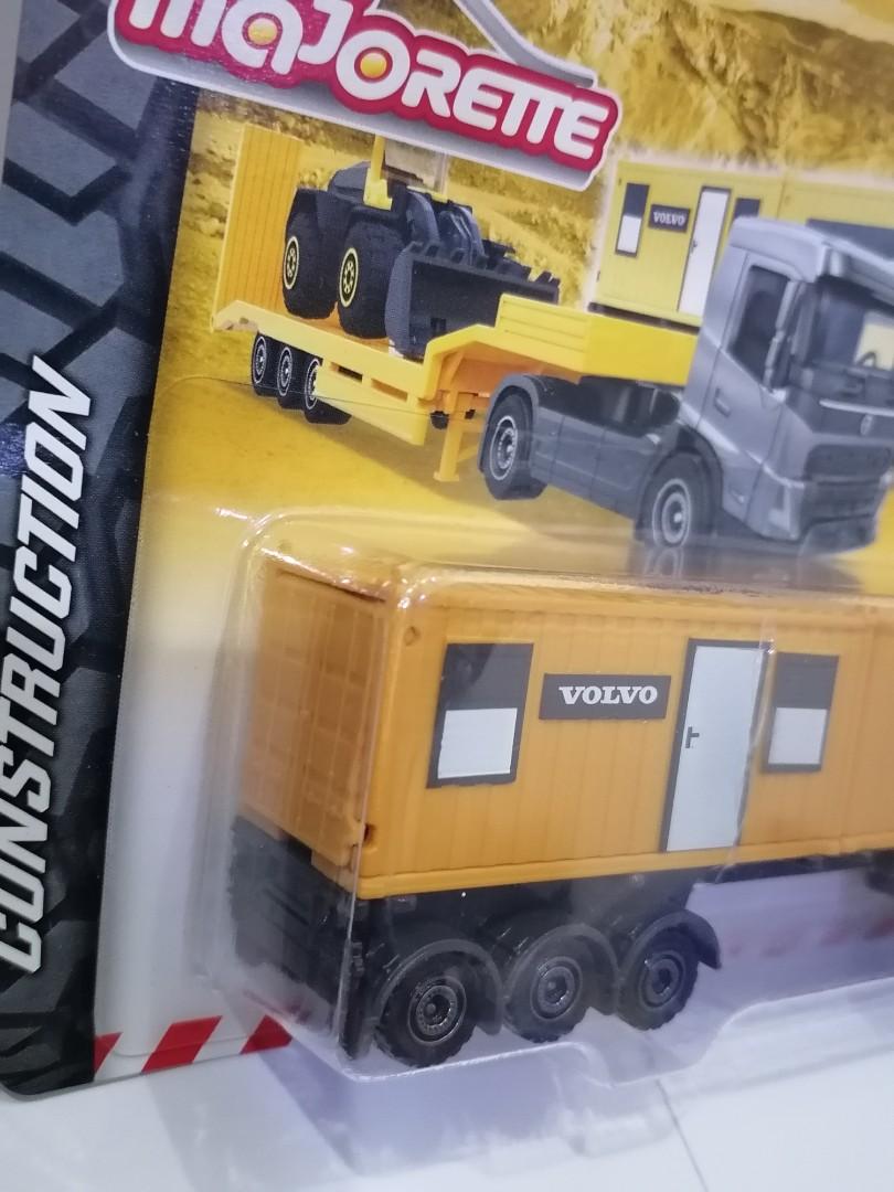 Volvo Truck FMX Skip Yellow color Construction series Majorette Scale 1:87