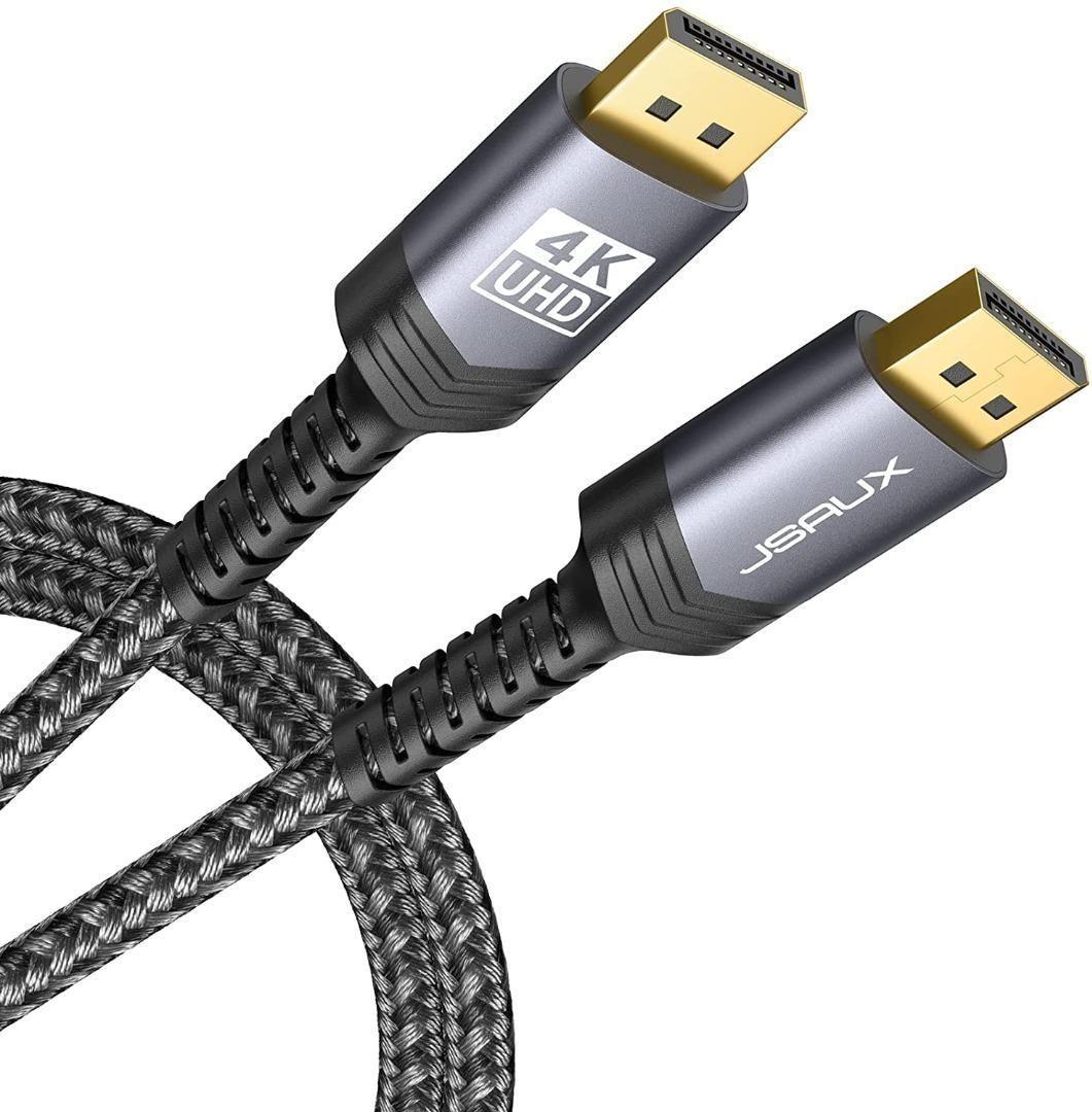 DisplayPort Cable 1.4, DP Cable 10ft/3M, [4K@60Hz, 2K@144Hz, 2K@165Hz],  High Speed DisplayPort 1.2 Cable, Compatible for Gaming Monitor, TV, PC,  Laptop and More 