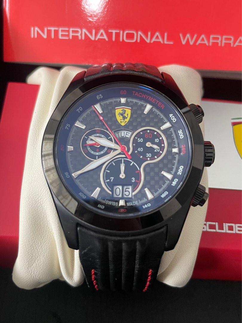 Scuderia Ferrari Ronda 5050.C Men’s Watch, Men's Fashion, Watches ...