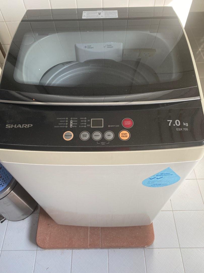 Sharp Washing machine 7.0 kg, TV & Home Appliances, Washing Machines