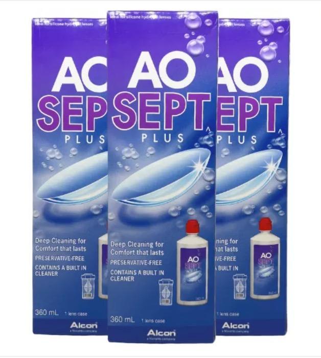 Shortage Supply AOsept Plus Contact Lens Solutions, Beauty & Personal