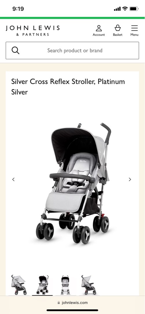 Silver cross top reflex platinum