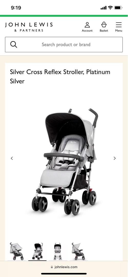 Silver cross reflex stroller platinum best sale silver