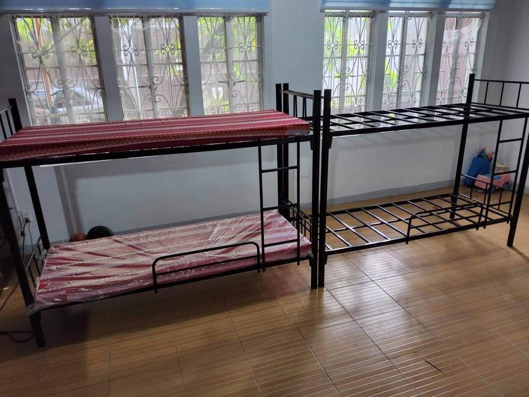 Single double deck with Uratex mattress, Furniture & Home Living