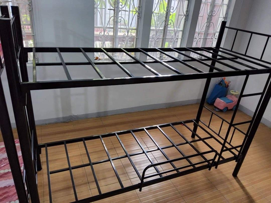 Single double deck with Uratex mattress, Furniture & Home Living