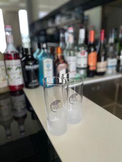 原價168一套‼️Snow Leopard cocktail vodka glass 全新 雪豹杯  雞尾酒杯 玻璃杯 200ml