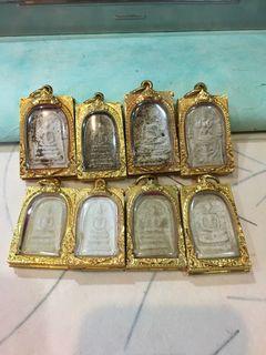 A1 Wat Rakang Somdej with Gold casing💰💵回收千年老天珠Buy Back Ancient Dzi💰💵 中国西藏泰国佛教天珠手珠唸珠金项链戒指鑽石半宝石China Tibetan Thai Buddhist culture