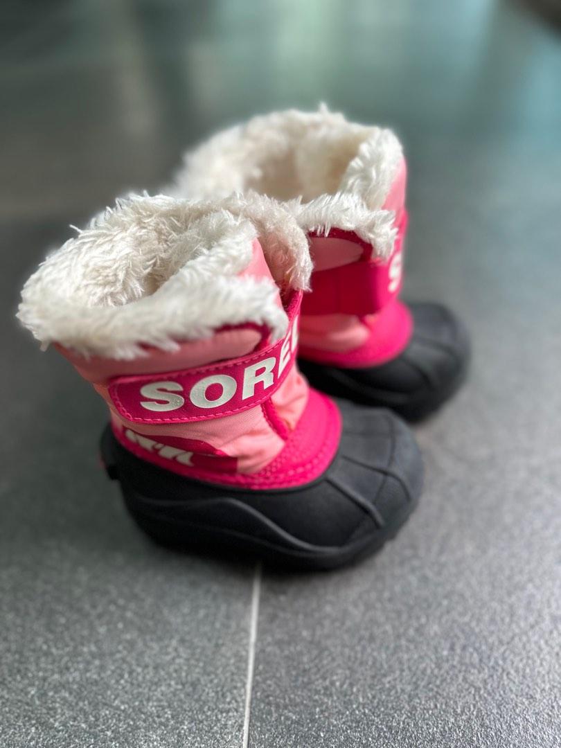 Sorel Toddler Girls Winter Snow Boots US Size 6C Babies Kids
