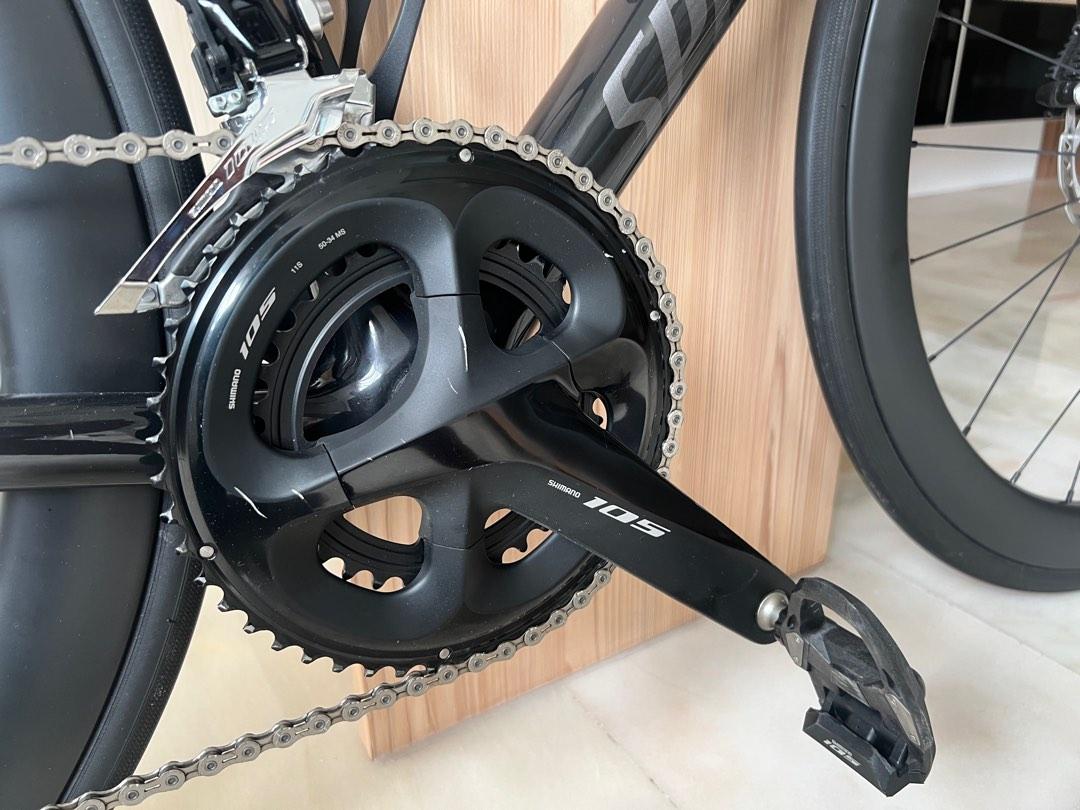 Specialized Tarmac SL6 - 2021 (Raw Carbon) - Full Bike (Category: Bicycles) located in Singapore. Submitted by radikal84 (Listing ID 1193458020, Image 3). Description: -2021 Model- 💢RAW CARBON ON CLEAR COAT/LIMITED SETS💢 There is no paint over the carbon, meaning you can see the carbon weave under the clear coat. It’s also 80grams lighter. •Lightly used •Size 54 •Uncut steerer •SWorks Seatpost and Fork •Specialized Power Saddle •Roubaix Bar Tap