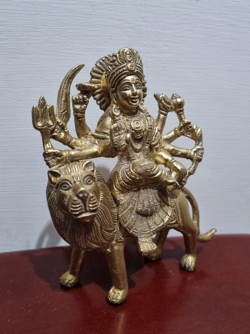 Sri Durgai Amman Statue (Heavy duty bronze), Hobbies & Toys