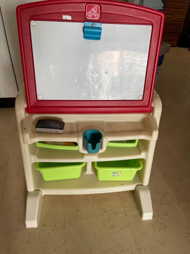 Step2 Flip and Doodle Desk with Stool Easel, Everything Else on Carousell