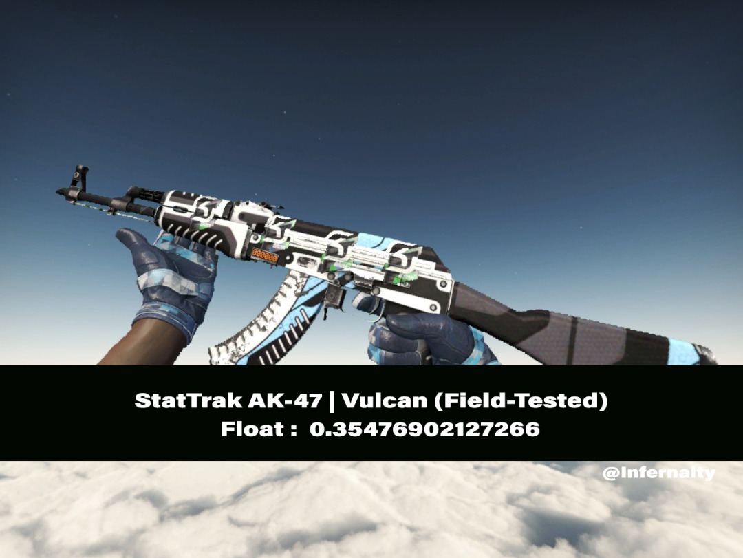(STICKERS WORTH 60) StatTrak AK47 Vulcan FT CSGO SKINS KNIVES, Video