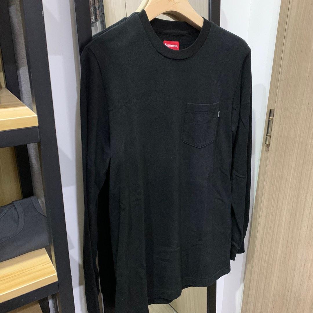 Supreme long sleeve pocket on sale tee