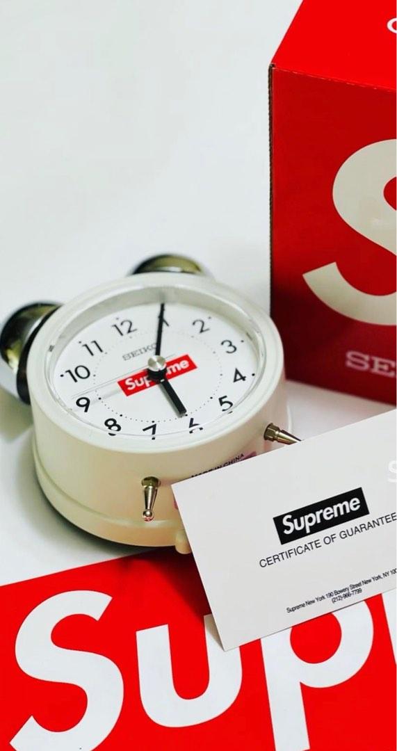 Supreme Seiko Alarm Clock - White
