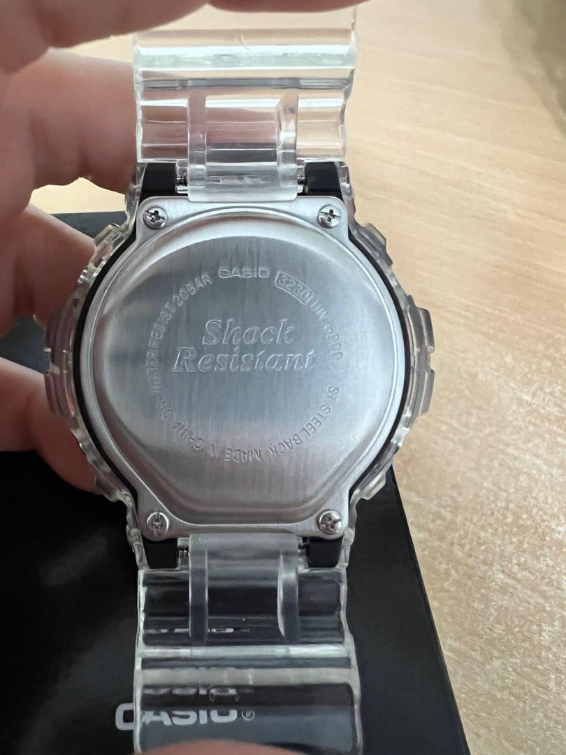 Limited Edition Customised Takashi Murakami Custom Made GShock Watches Rainbow Flower G Shock Ladies Mens Colourful Clear Strap Watches GShock